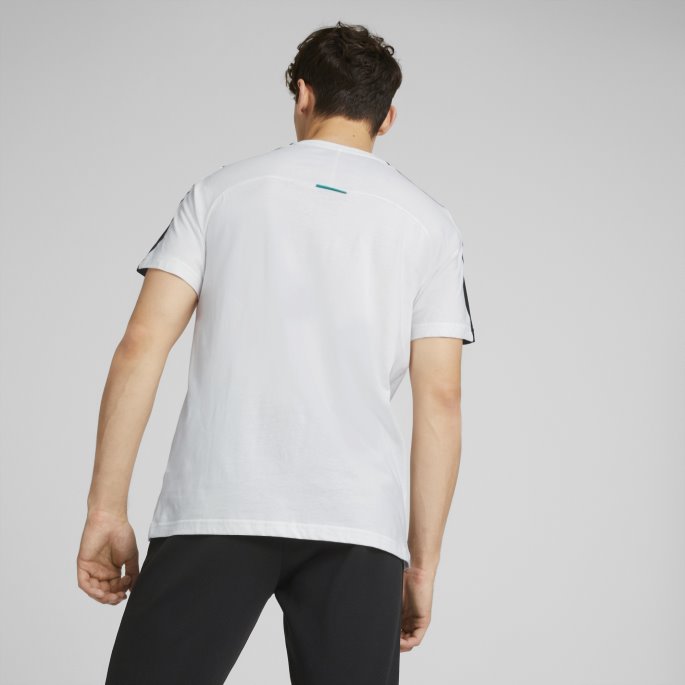 Hvit Puma På Salg Mercedes-amg Petronas Motorsport Formula One Mt7 Tee Herre