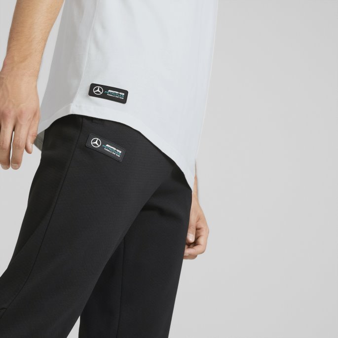 Svart Puma På Tilbud Mercedes-amg Petronas Motorsport Formula One Joggebukse Herre