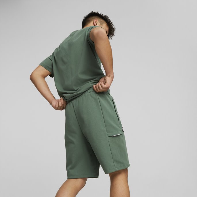 Deep Forest Mercedes-amg Petronas Motorsport F1 Sweatshorts For Menn Puma På Salg