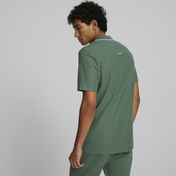 Mercedes-amg Petronas Motorsport Formula One Poloskjorte Menn Deep Forest Puma På Salg