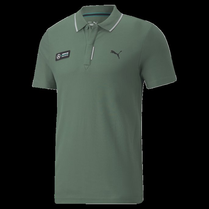 Mercedes-amg Petronas Motorsport Formula One Poloskjorte Menn Deep Forest Puma På Salg