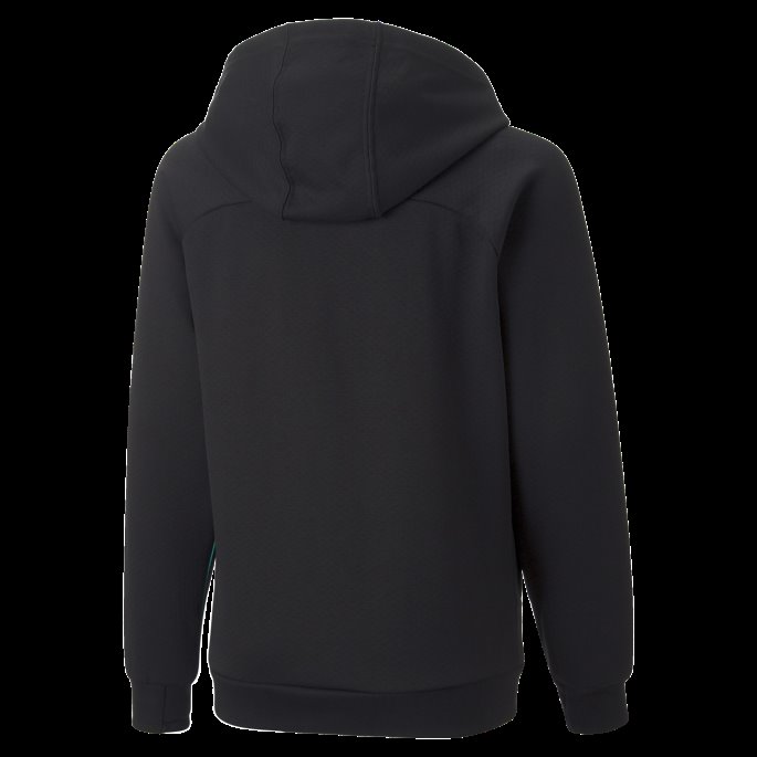 Svart Mercedes-amg Petronas Motorsport Formula One Sweat Jakke Med Hette For Ungdom Puma På Salg