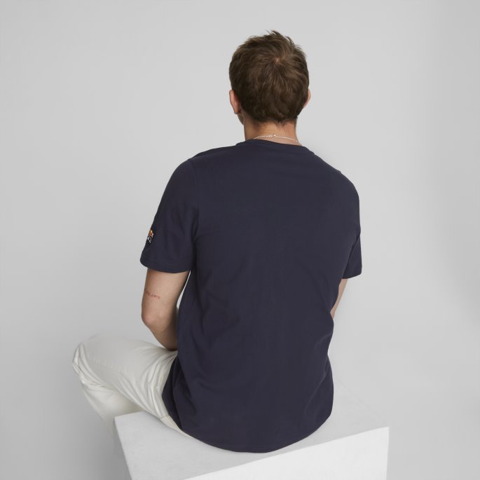 Nattehimmel Puma På Salg Red Bull Racing Dynamisk Bull Logo Tee Menn