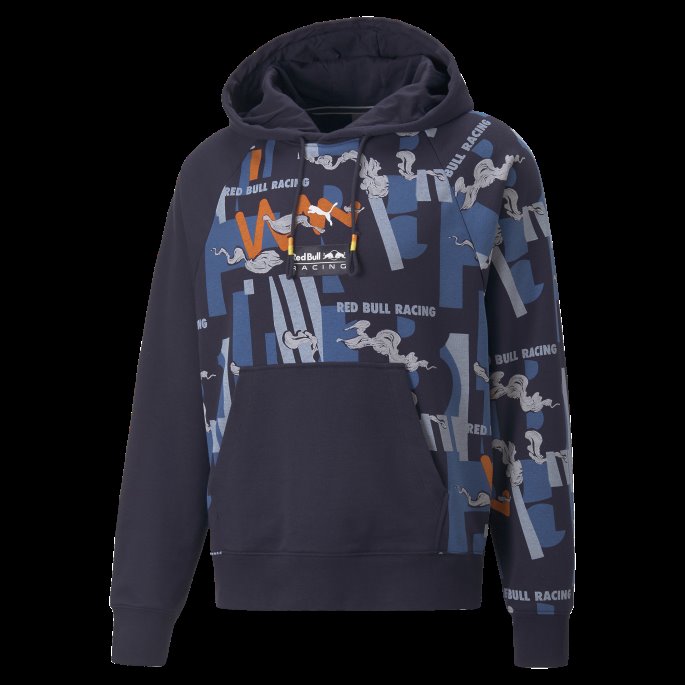 Puma På Tilbud Nattehimmel Red Bull Racing Hettegenser Herre