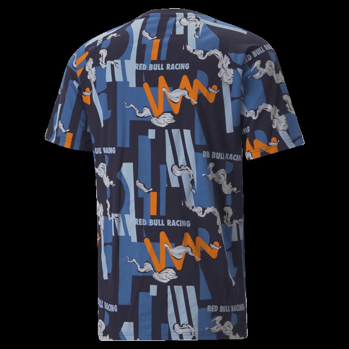 Red Bull Racing Trykt Tee Menn Puma På Salg Nattehimmel
