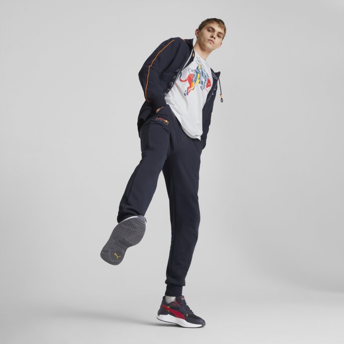 Red Bull Racing Essentials Fleece Joggebukse Menn Nattehimmel Puma På Salg