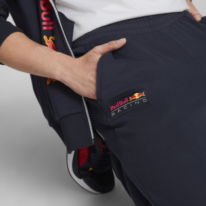 Puma På Salg Red Bull Racing Essentials Fleece Joggebukse Menn Nattehimmel