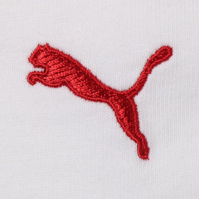 Puma På Tilbud X Tmc Hussle Herre T-skjorte Hvit-høyrisiko Rød