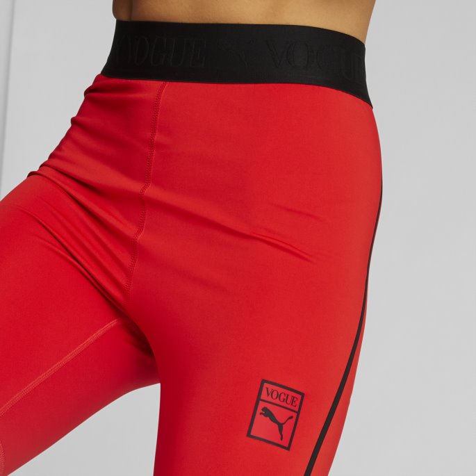 Puma På Tilbud X Vogue Trange Shorts For Kvinner Ildrød