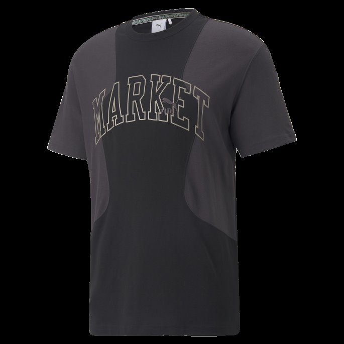 Puma På Tilbud X Market Herre Logo T-skjorte Svart