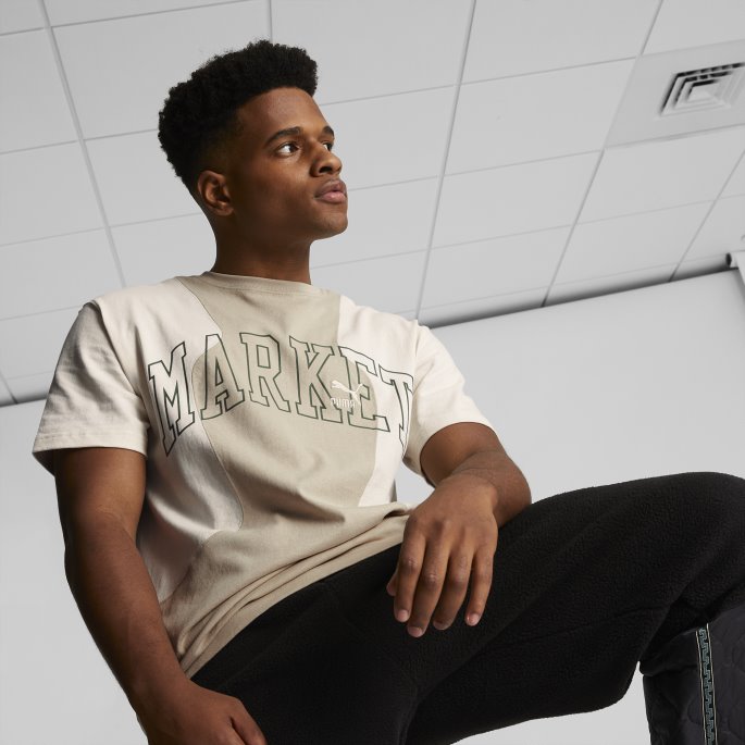 Puma På Tilbud X Market Herre Logo Tee Kitt