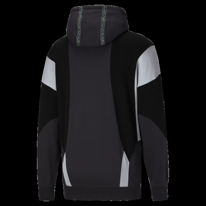 Puma På Tilbud X Market Avslappet Hettegenser For Menn Phantom Black