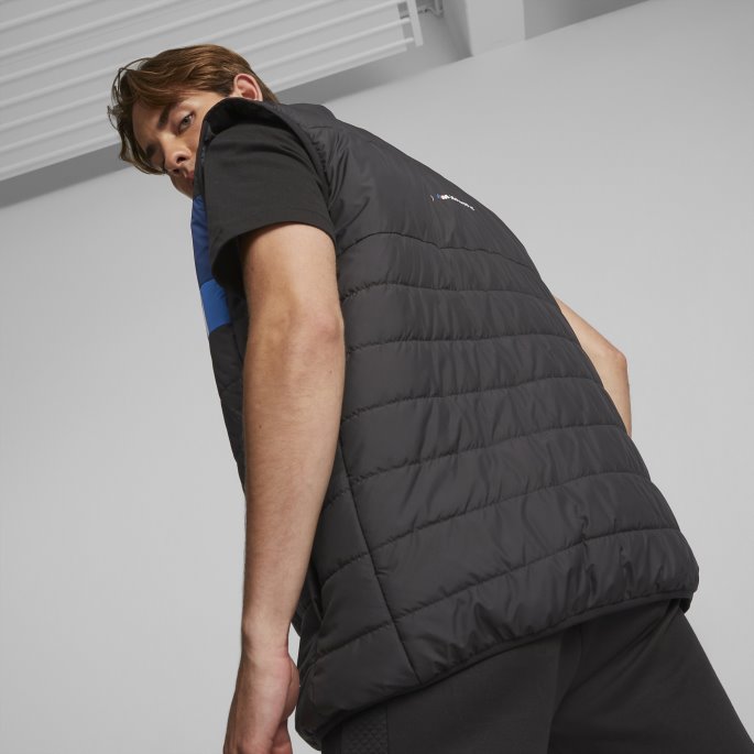 Puma På Tilbud Sort Bmw M Motorsport Sds Polstret Gilet Herre
