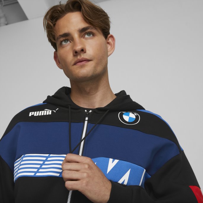 Svart Puma På Tilbud Bmw M Motorsport Sds Motorsport Svettejakke For Menn