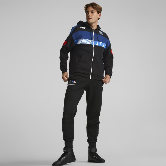 Svart Puma På Tilbud Bmw M Motorsport Sds Motorsport Svettejakke For Menn