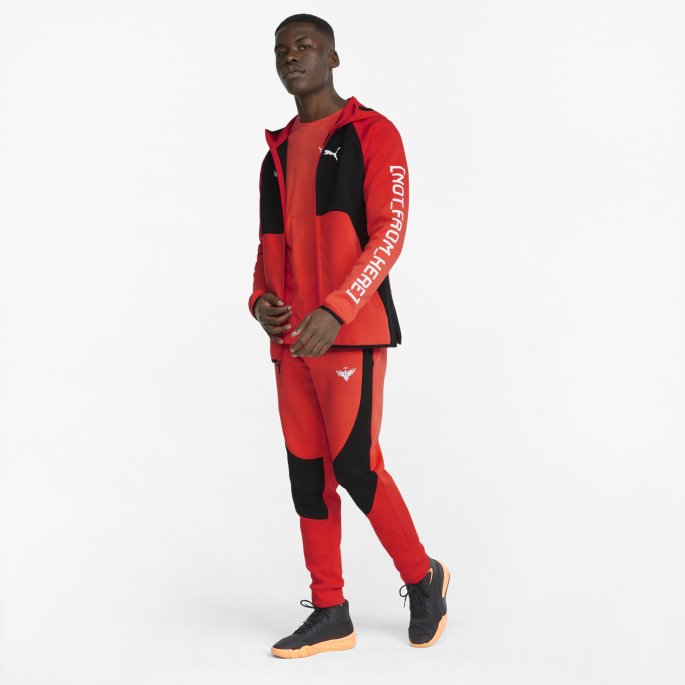 Melo Dime Basketballbukser For Menn Rød Blast Puma På Salg
