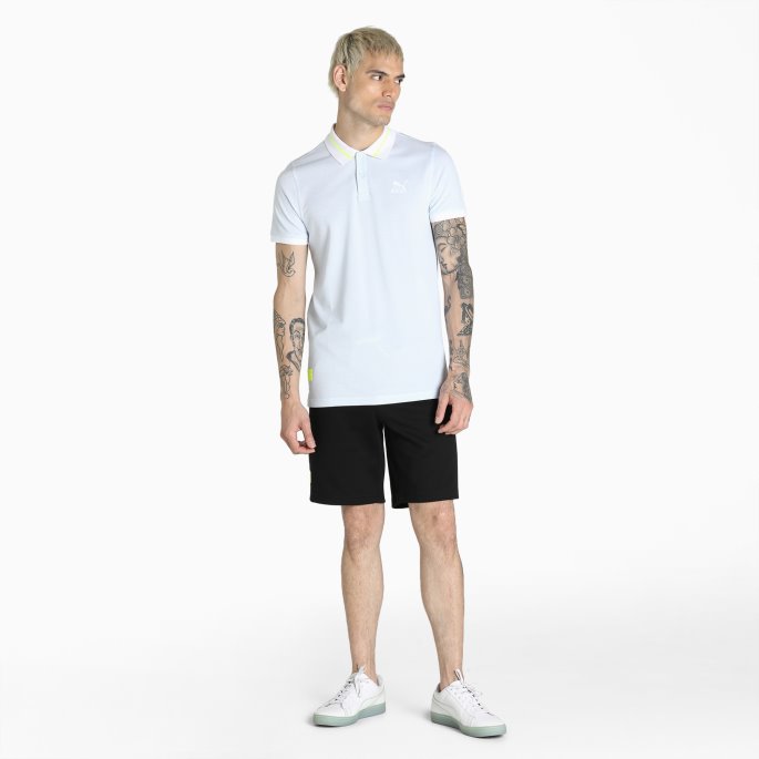 One8 Virat Kohli Forhøyet Herre Polo Hvit Puma På Tilbud