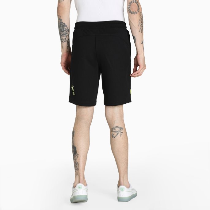 Puma På Tilbud Svart One8 Virat Kohli Sweat Shorts For Menn
