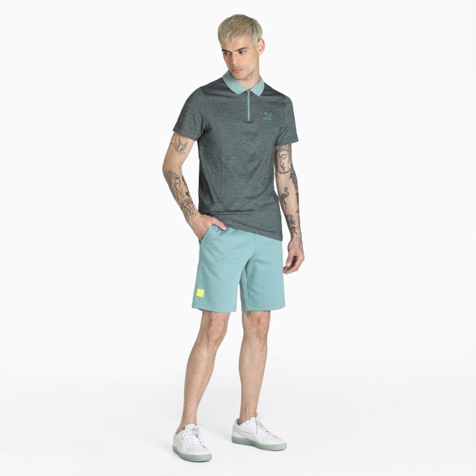 Mineral Blå Puma På Tilbud One8 Virat Kohli Sweat Shorts For Menn