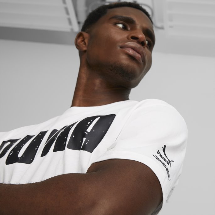 Puma På Tilbud X Joshua Vides Herre T-skjorte Hvit