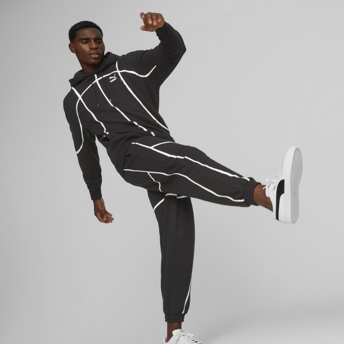 Puma På Tilbud X Joshua Vides Svart Hettegenser For Menn