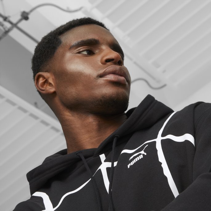 Svart Puma På Tilbud X Joshua Vides Hettegenser For Menn