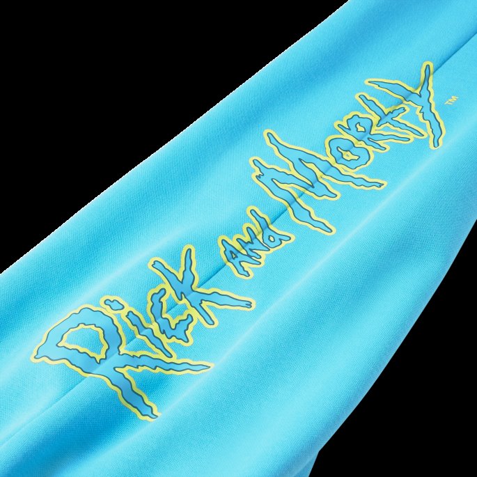 Puma På Tilbud X Rick And Morty Basketballbukser For Menn Scuba Blå