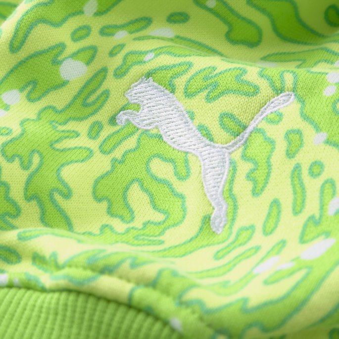 Puma På Tilbud X Rick And Morty Slime Basketball Onesie Jasmingrønn For Menn