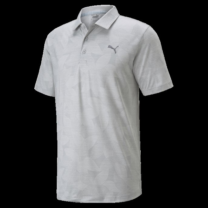 Skyspunnet Brosjyre Golf Poloskjorte For Menn Stille Skygge Lyng Puma På Tilbud