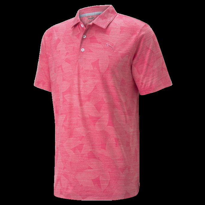 Solnedgang Rosa Lyng Skyspunnet Brosjyre Golf Poloskjorte Menn Puma På Tilbud