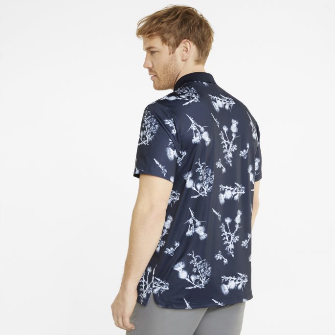 Puma På Tilbud Marine Blazer-lys Hvit Mattr Lowlands Golfpolo Herre