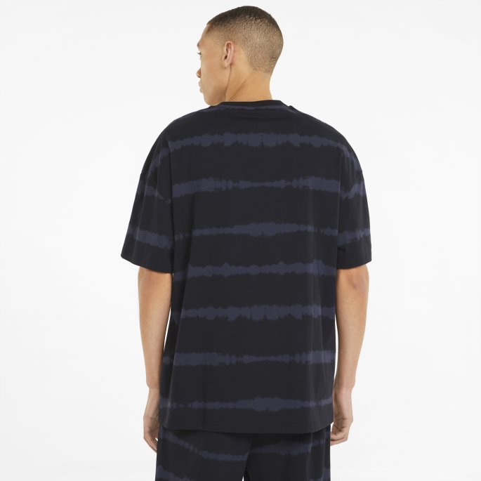 Puma På Tilbud Svart-parisisk Nattklassiker Tie Dye Herre-t-skjorte