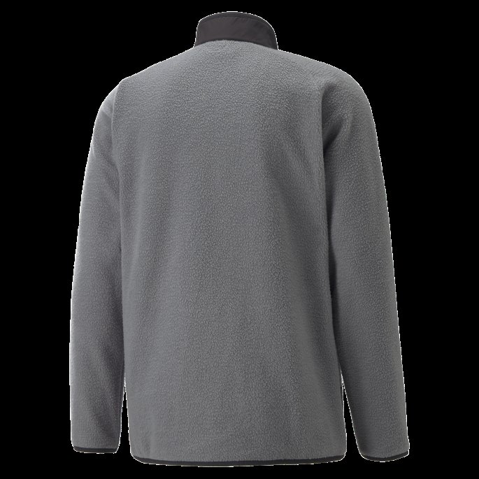 Stille Nyanse-svart Puma På Tilbud Sherpa Quarter-zip Golf Sweatshirt Menn