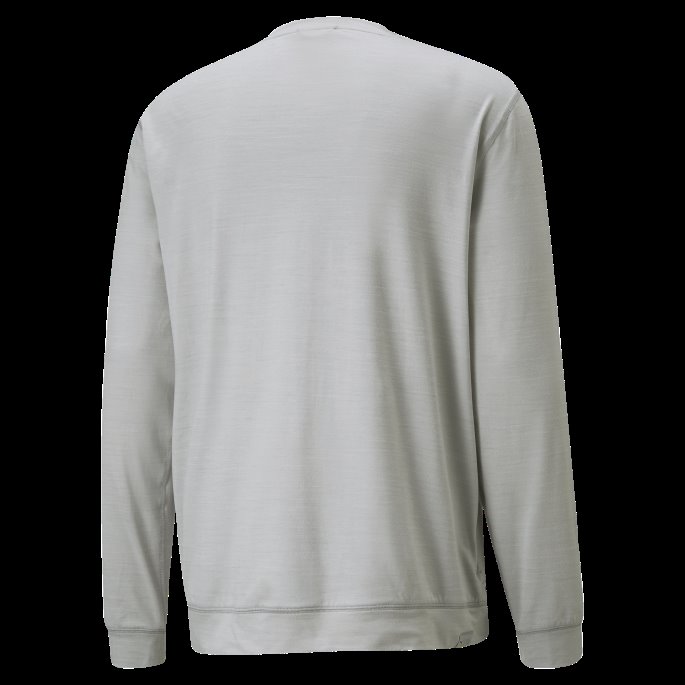 Skyspunnet Grylbl Crew Neck Golf Sweatshirt Herre High Rise Heather Puma På Tilbud