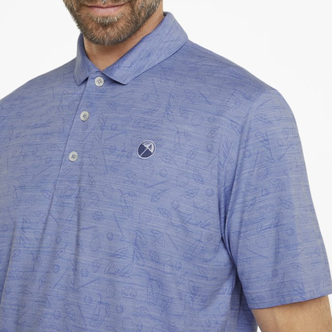 Puma På Tilbud X Arnold Palmer Cloudspun King Golfpolo Menn Lavendar Pop Lyng