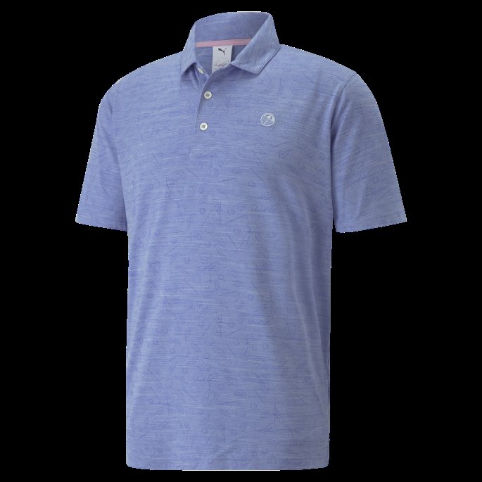 Puma På Tilbud X Arnold Palmer Cloudspun King Golfpolo Menn Lavendar Pop Lyng