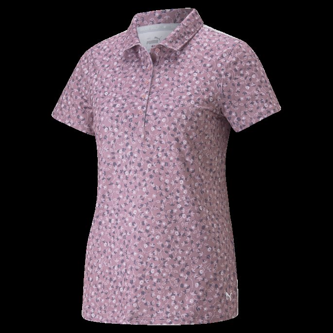 Blek Drue-marine Blazer Puma På Salg Mattr Fancy Planter Golf Poloskjorte Dame