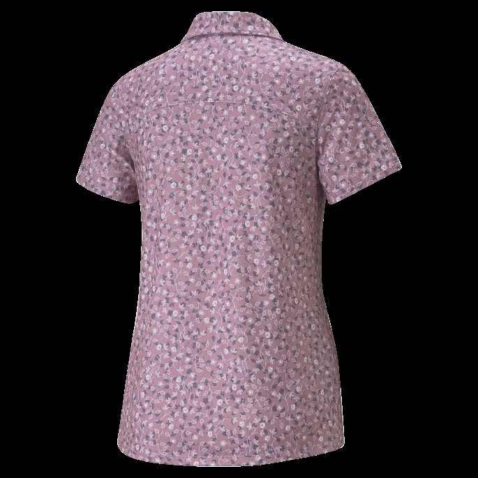Blek Drue-marine Blazer Puma På Salg Mattr Fancy Planter Golf Poloskjorte Dame