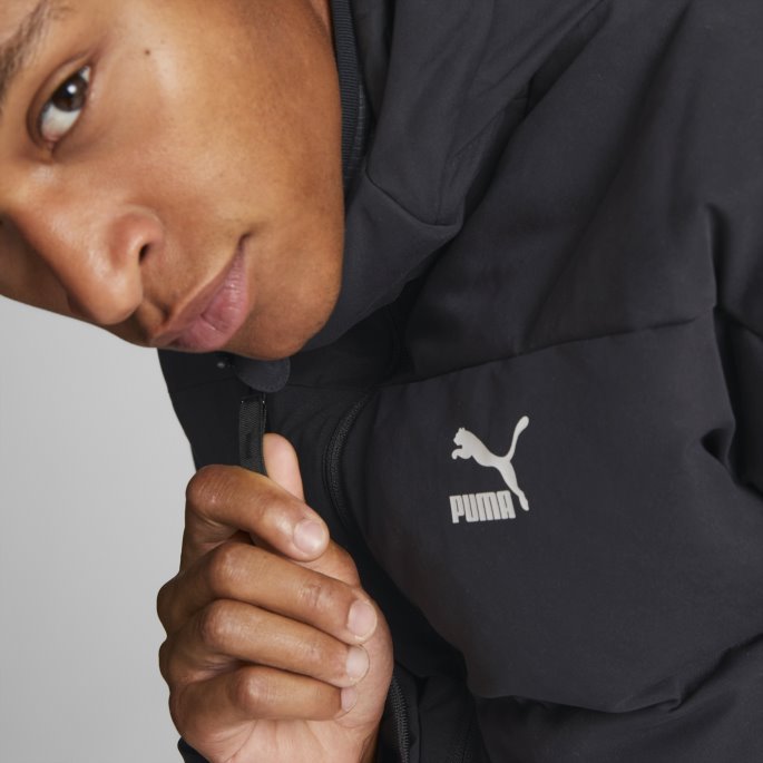 Black The Puma På Tilbud Ned Puffer Menn