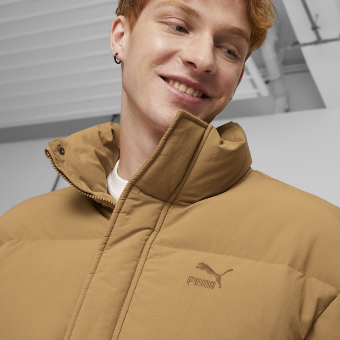 Puma På Tilbud Desert Tan Classics Oversized Pufferjakke