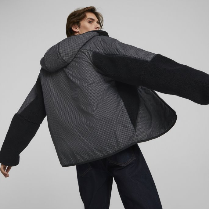 Sort Puma På Tilbud Gridlock Sherpajakke For Menn