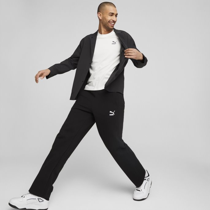 Hvit Puma På Tilbud Classics Liten Logo Herre-t-skjorte