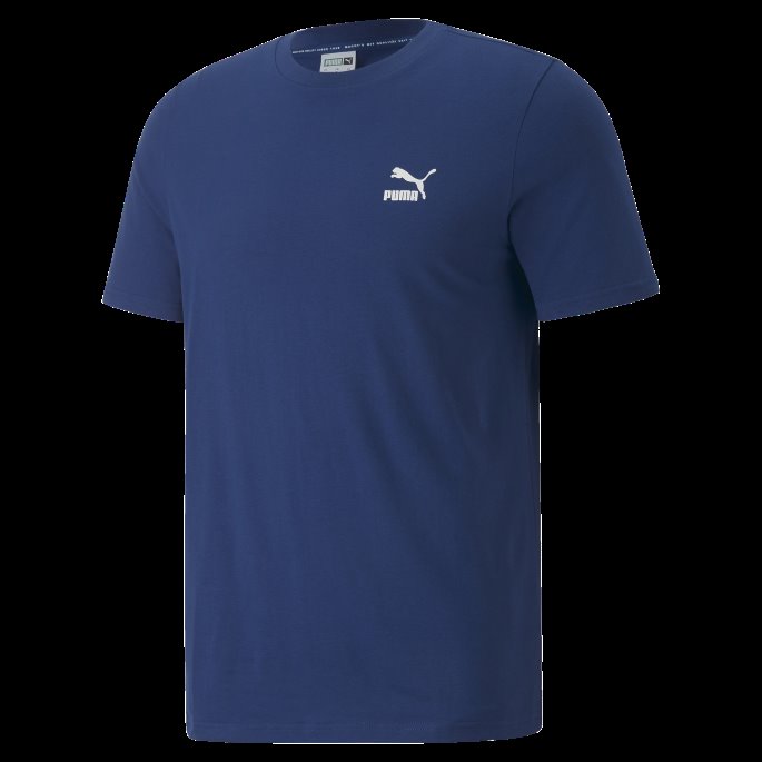 Flammende Blå Klassikere Liten Logo Herre-t-skjorte Puma På Salg