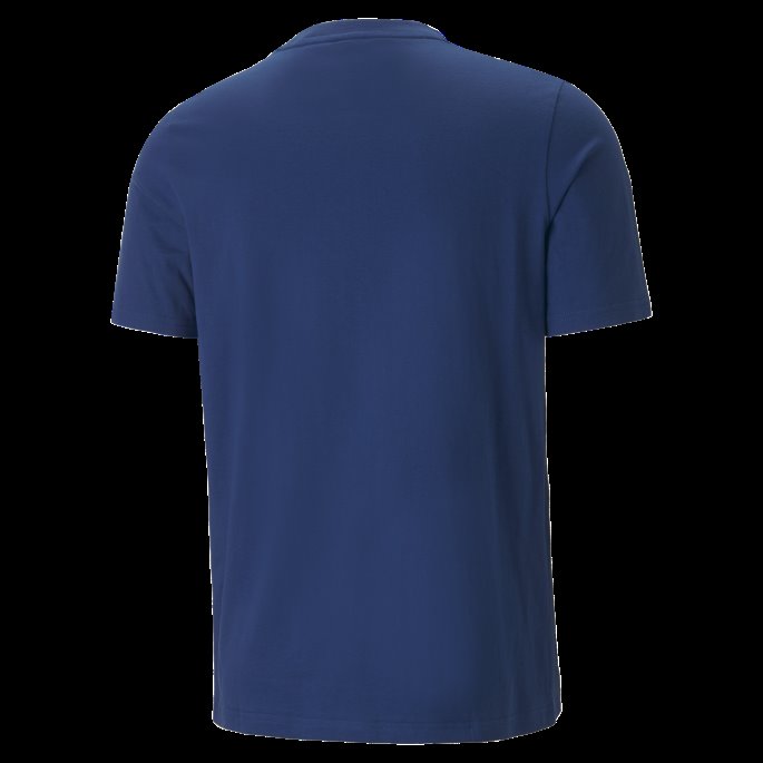 Classics Liten Logo-t-skjorte Herre Flammende Blå Puma På Salg