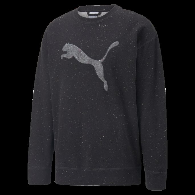 Puma På Tilbud Svart Lyng Re:collection Relaxed Crewneck Sweatshirt Herre
