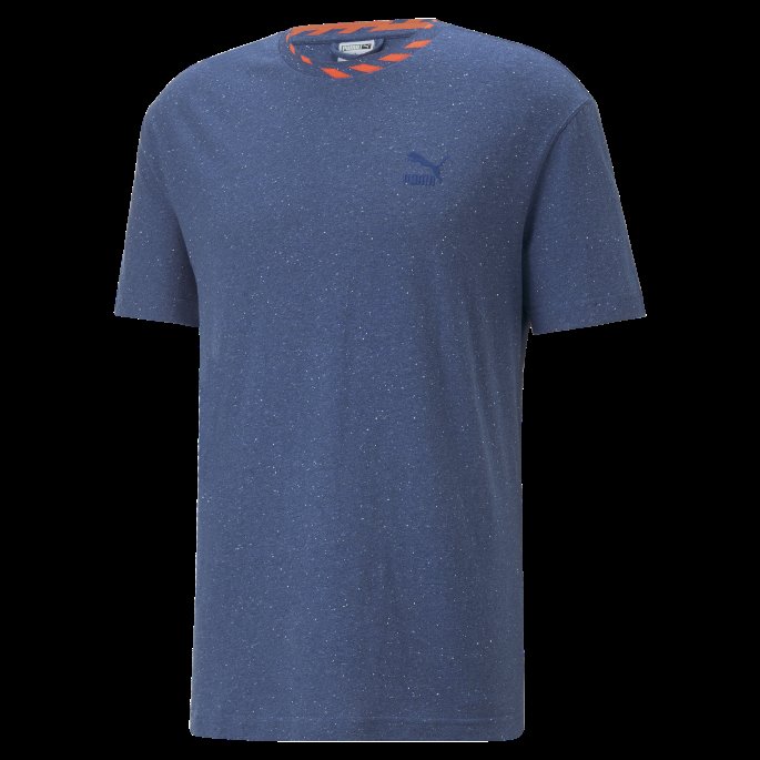 Puma På Tilbud Blazing Blue Heather Re:collection Relaxed Tee