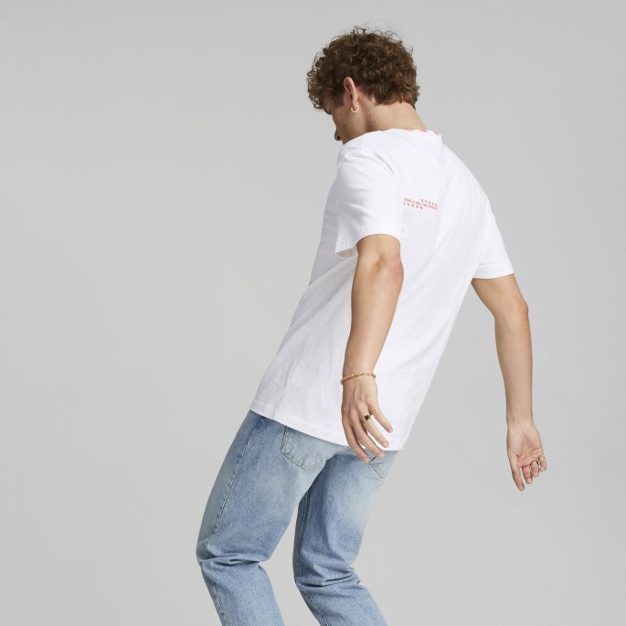 Re:collection Relaxed Tee Uberørt Heather Puma På Tilbud