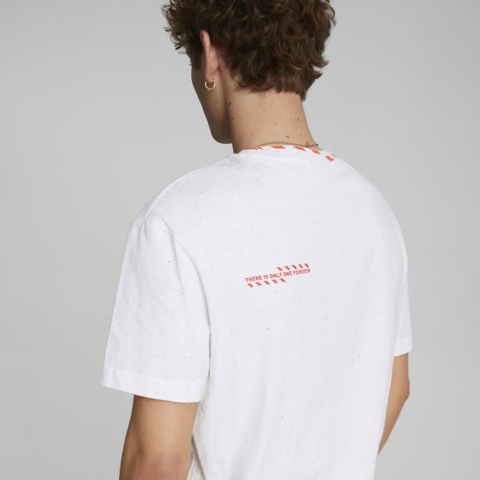 Re:collection Relaxed Tee Uberørt Heather Puma På Tilbud