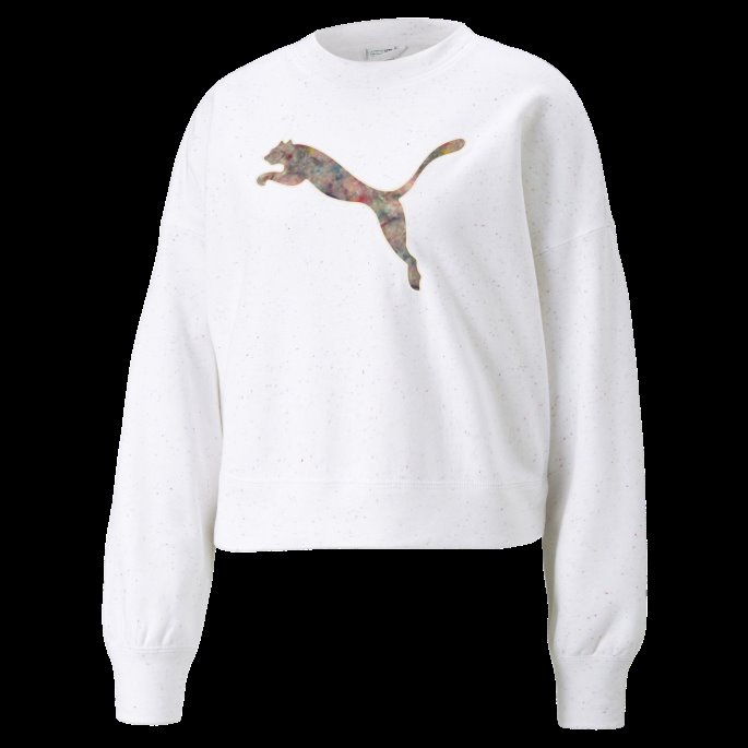 Puma På Tilbud Uberørt Lyng Re:collection Oversized Crewneck Sweatshirt Kvinner