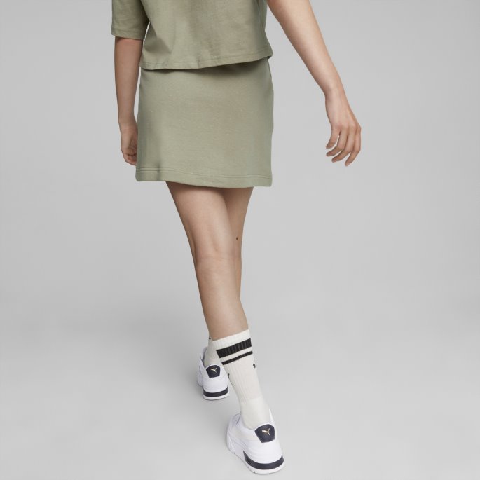 Puma På Tilbud Pebble Grey Heather Re:collection Mini Skjørt Dame